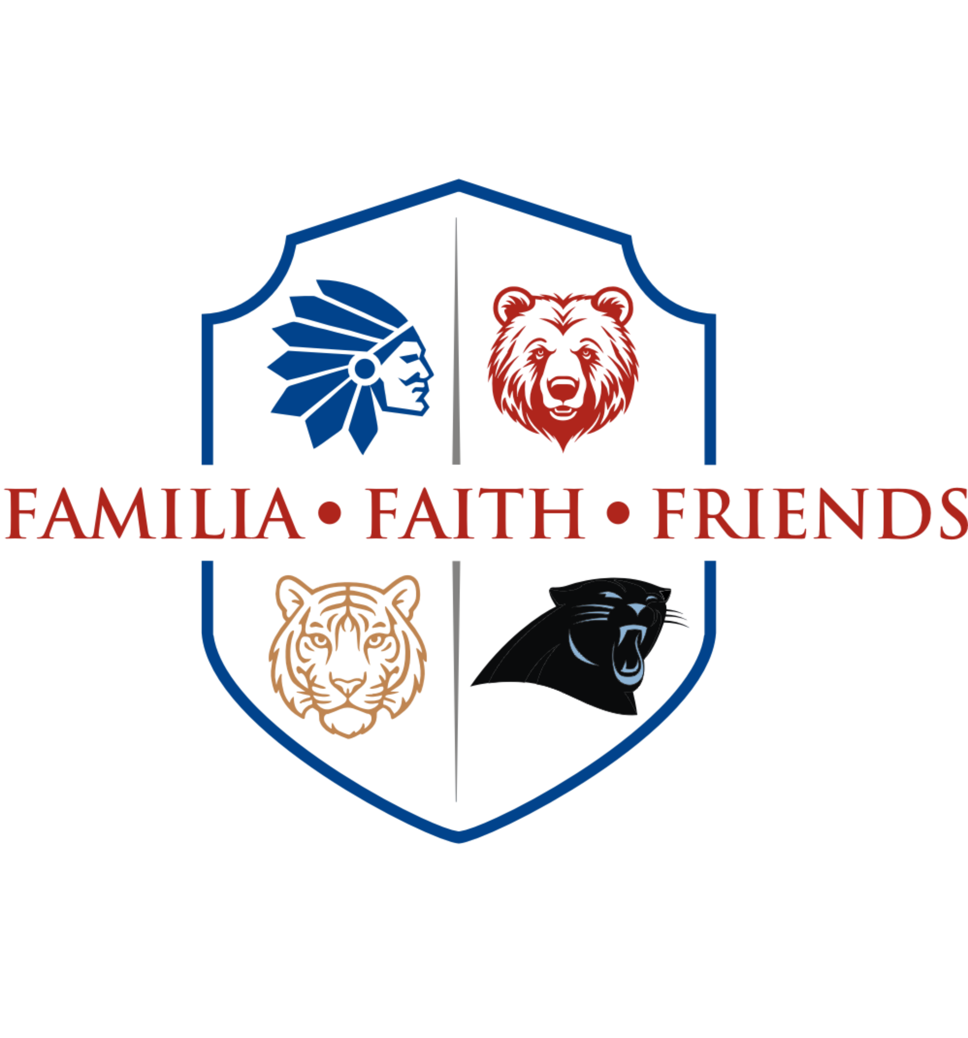 Familia Faith Friends - HoodComing Shield Logo